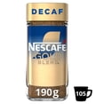 thumbnail image 1 of Nescafe Gold Blend Decaf Instant Coffee 190g, Imported from Britain, 1 of 5