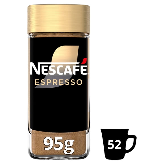 Nescafe Gold Blend Espresso Instant Coffee 95g, Imported from Britain