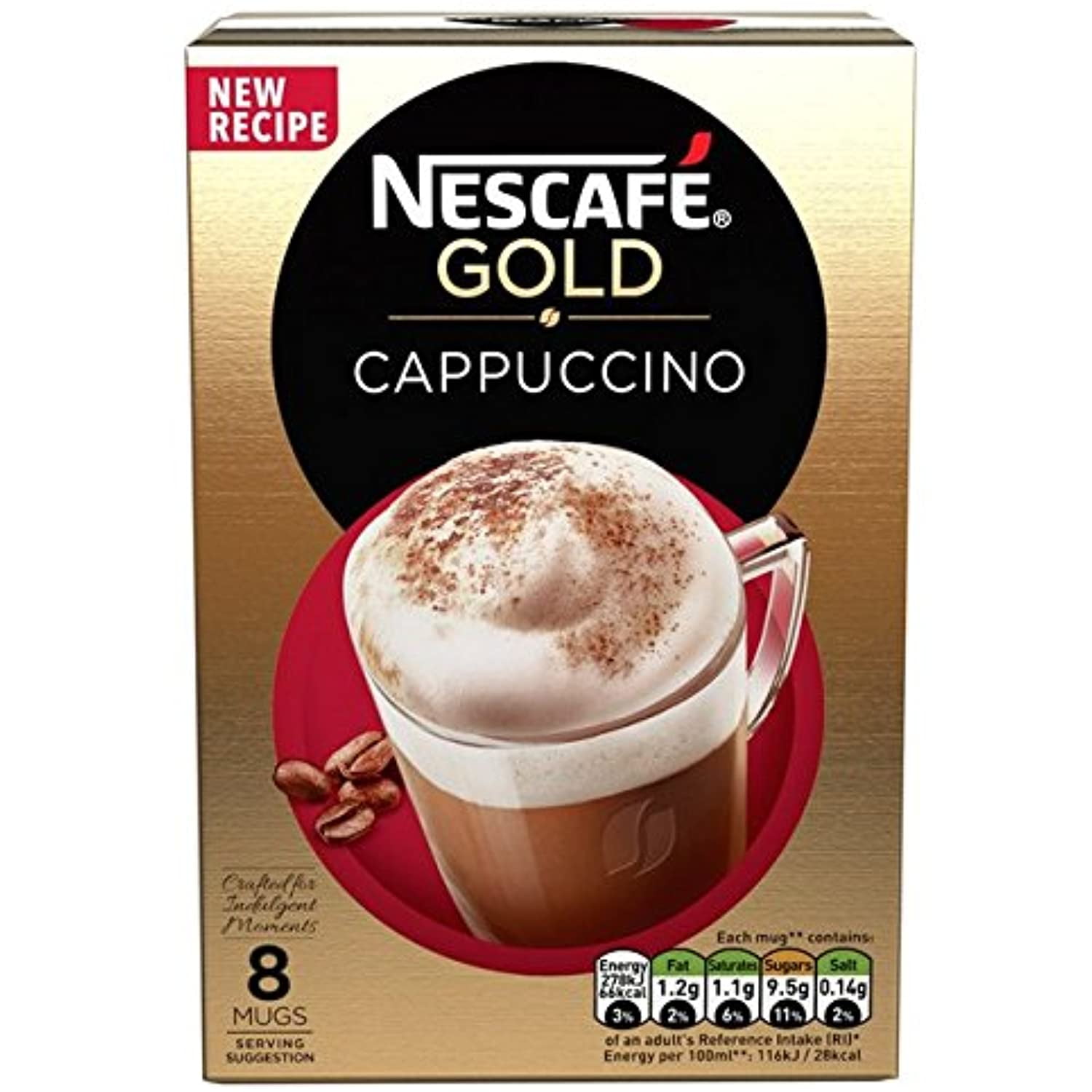 Nescafe Gold - Cafe Menu - Cappuccino (Case Of 12)