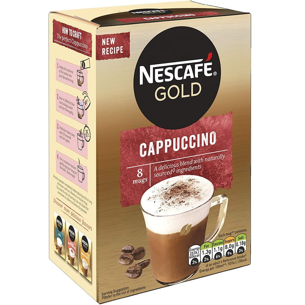 Gold Cappuccino Coffe - 10 Servings