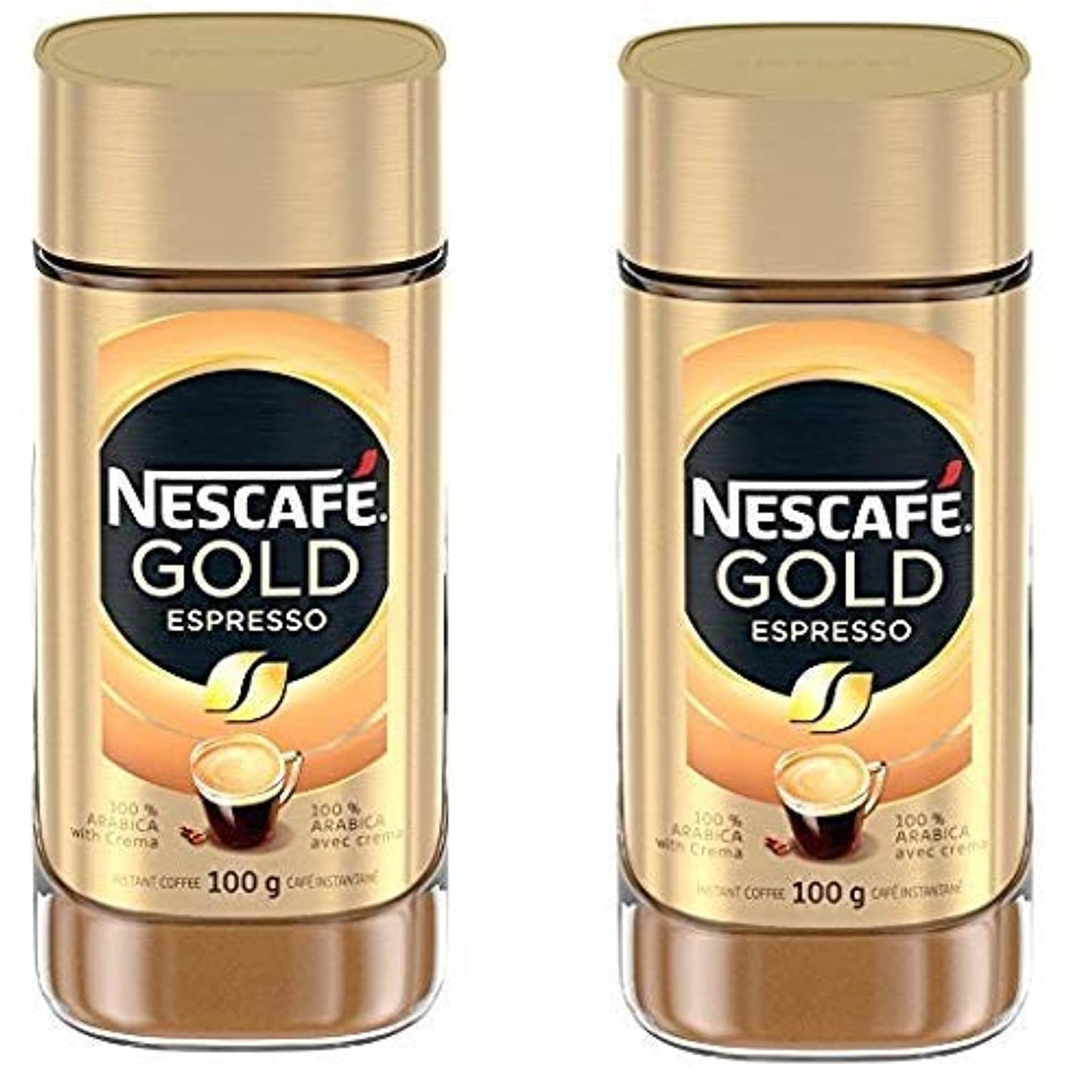 NESCAFÉ Gold Espresso Instant Coffee, 100g/3.5oz, Medium Roast, 2