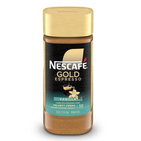 NESCAF Gold Espresso Vanilla Flavored Instant Coffee, 3.35 oz