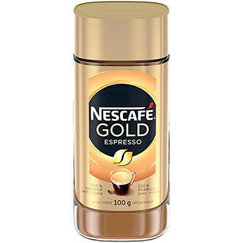 Nescafe Gold Instant Espresso Coffee, 100g/3.5oz - Pack of 2