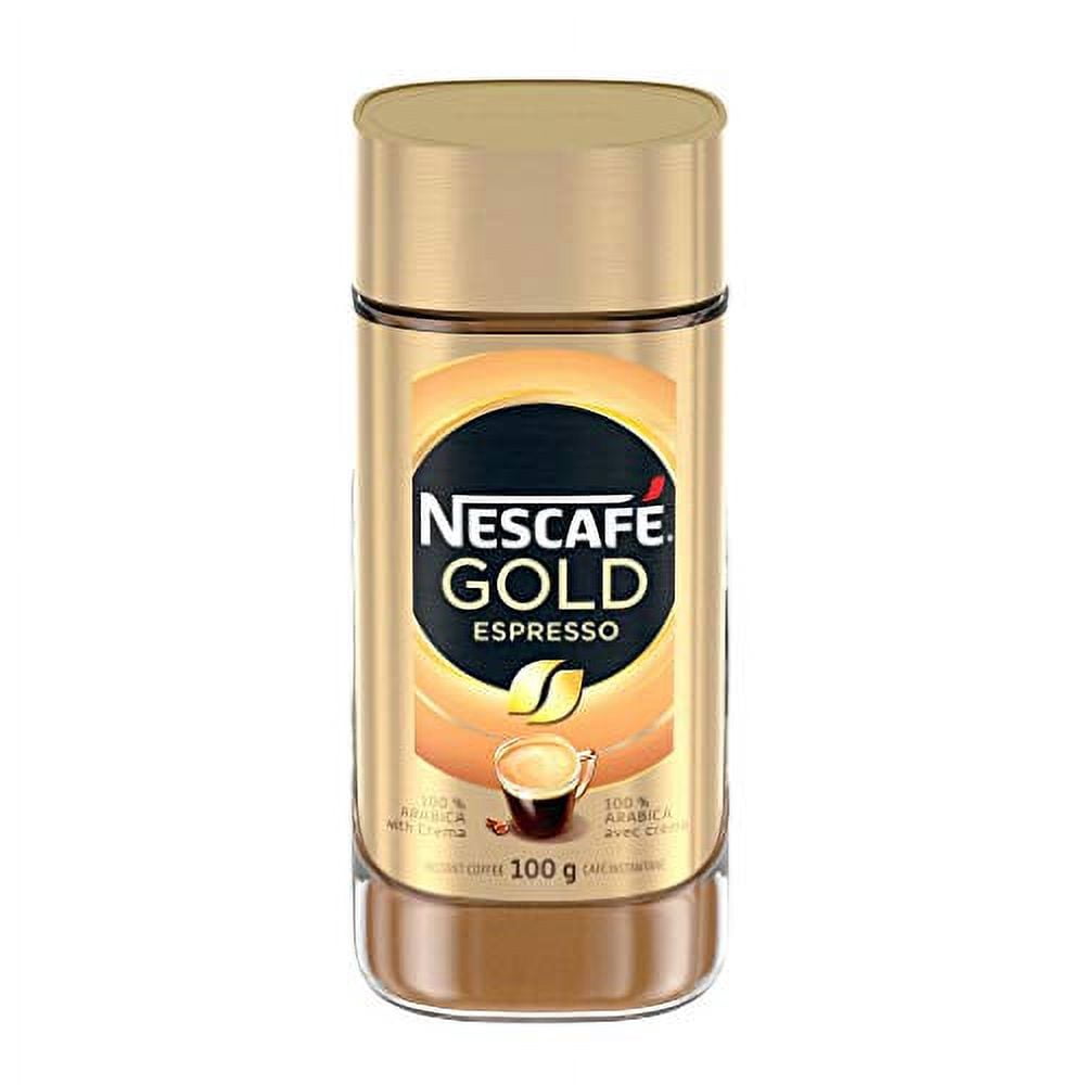 NESCAFÃ‰ Gold Espresso Instant Coffee, 100g Jar, Arabica Blend