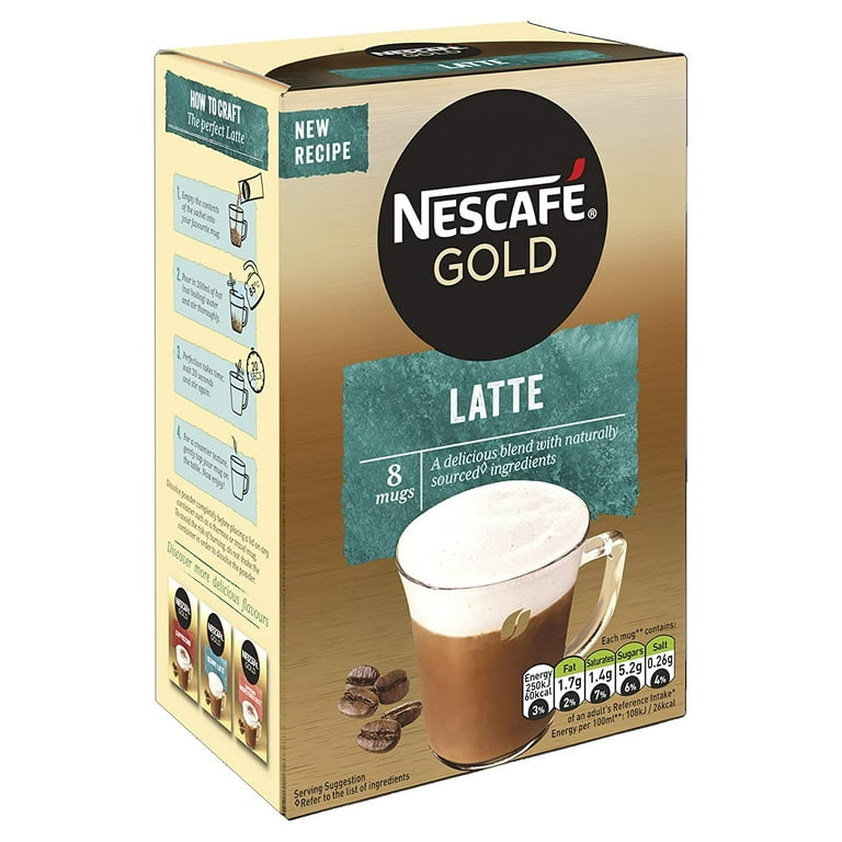 Nescafe Gold Latte Coffee Sachets - Walmart.com