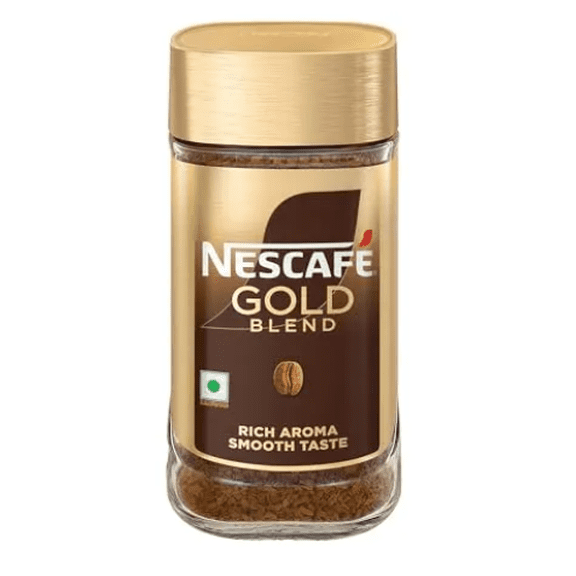 Nescafe Gold instant coffee granules, intensity 7, rich aroma with golden roasted arabica, 200-gram glass jar
