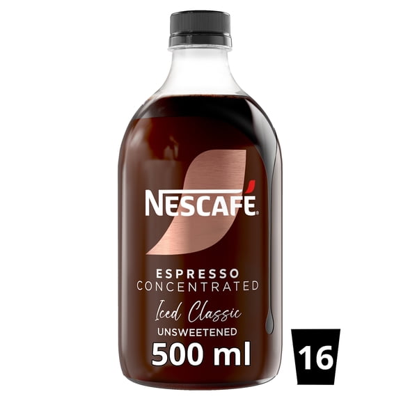 Nescafe Iced Coffee Espresso Concentrated Unsweetened 500ml, Imported from Britain