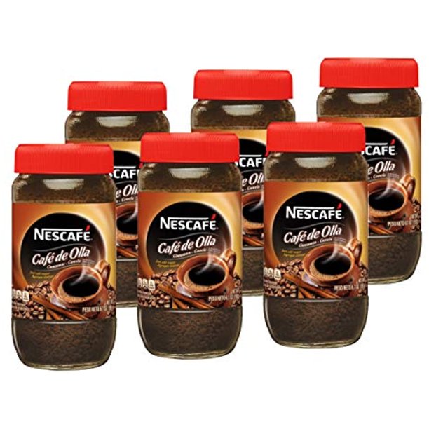 Nescafe Instant Cafe De Olla Coffee, 6.7 Ounce 6 Per Case.