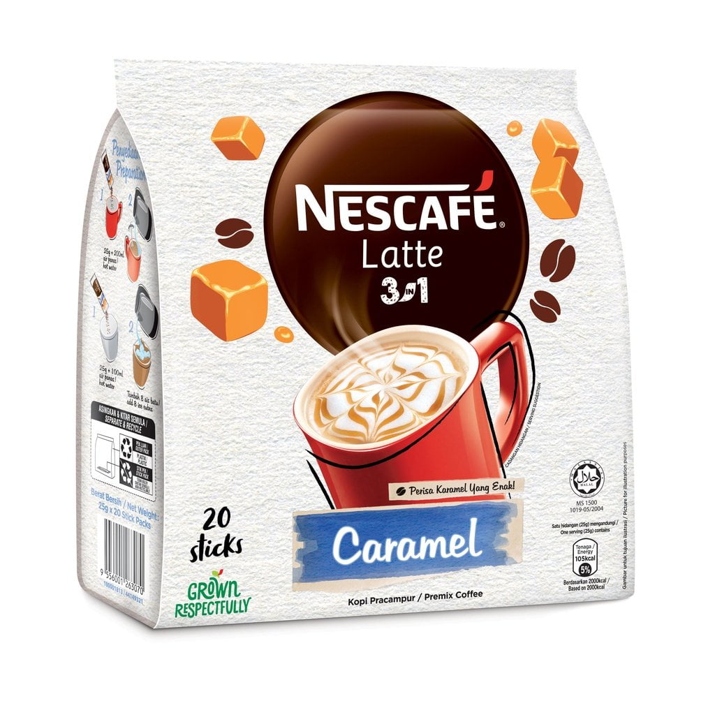 Nescafe Latte 3 in 1 Caramel Coffee