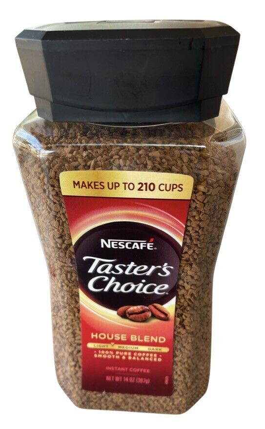 Nescafe Taster's Choice Instant Coffee House Blend 14 OZ