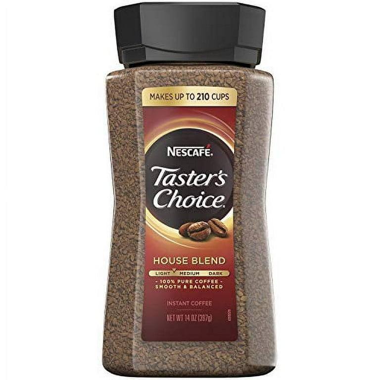 Nescafe Taster's Choice Signature House Blend Instant Coffee Classic Taste