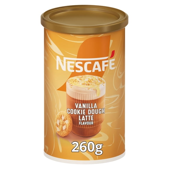 Nescafe Vanilla Cookie Dough Latte 260g, Imported from Britain