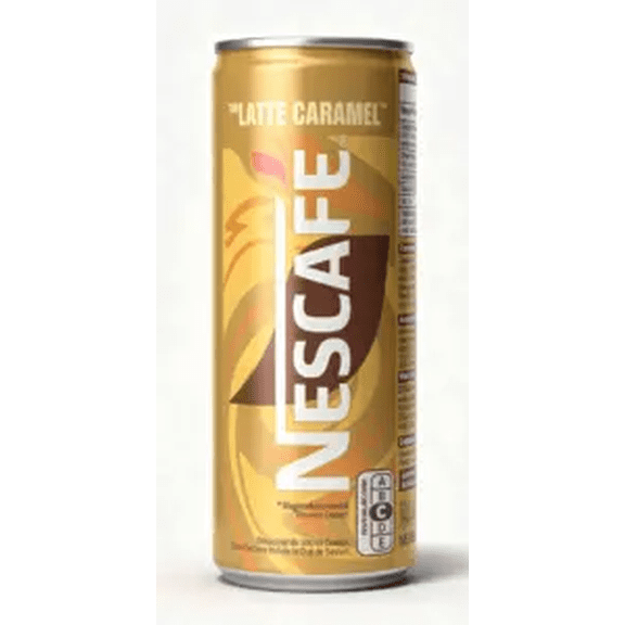 Nescafe latte caramel ready to drink 250-ml / 8.8-ounce cans (case of 12)