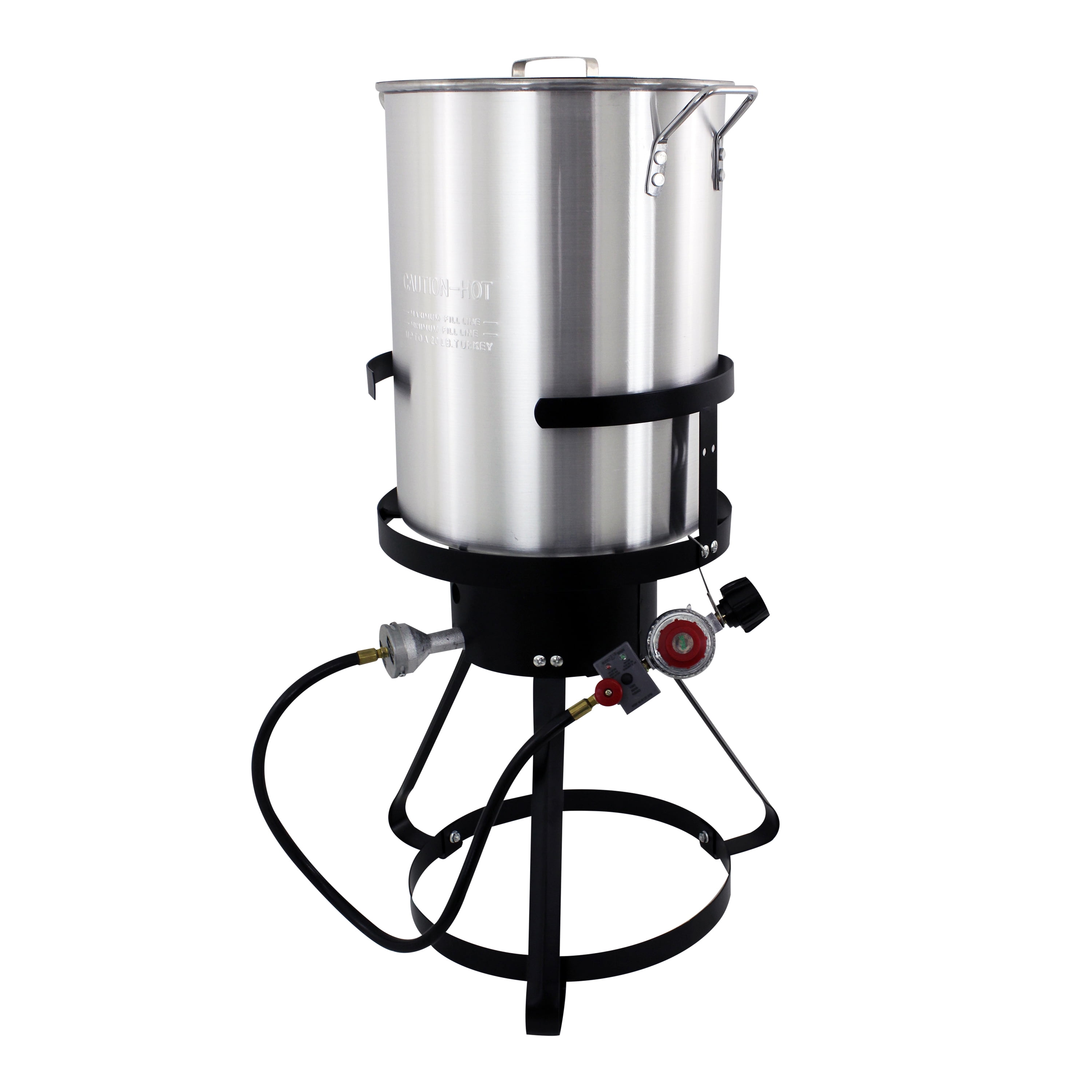 Nesco 30 Qt Aluminum Turkey Fryer w/ Spigot - Walmart.com