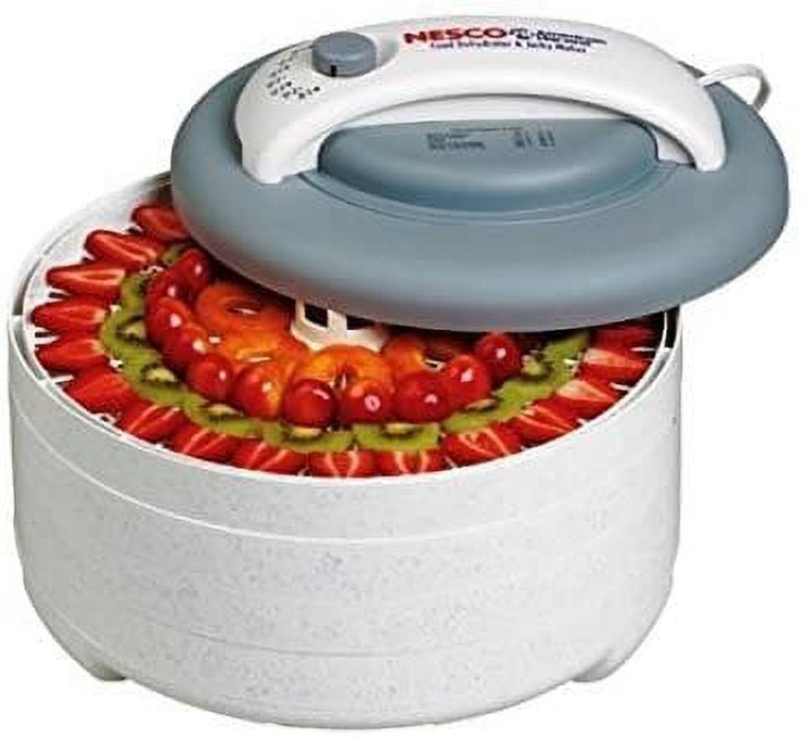 Nesco Snackmaster 4-Tray Gray and White Food Dehydrator