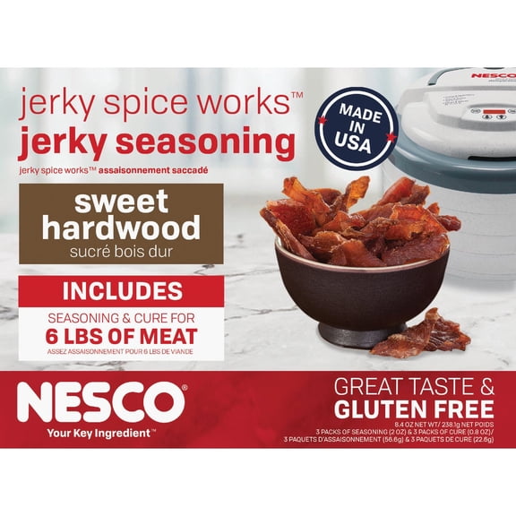 Nesco BJS-6, Jerky Spice Works, Sweet Hardwood Flavor, 3 -Count Packaging May Vary