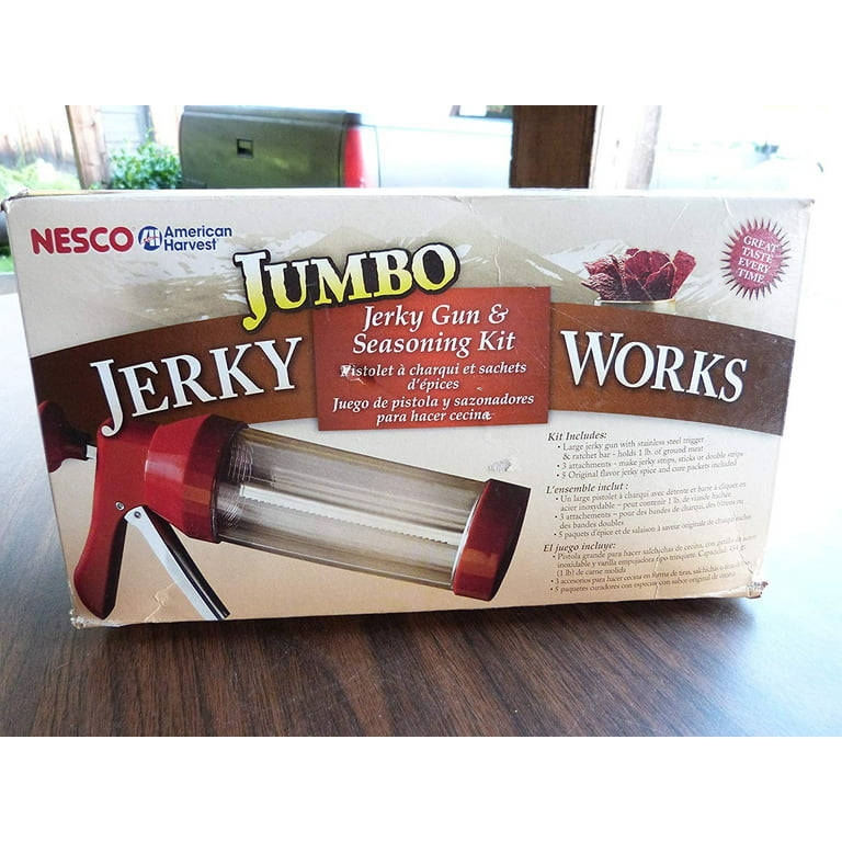 Beef jerky maker Homemade Commercial Meat Gun Kitchen Works Jumbo Seasoning  Kit