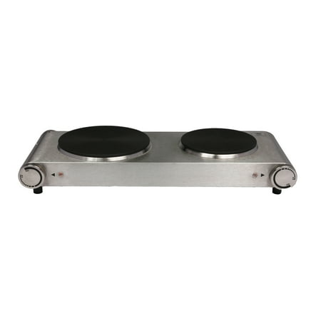 Nesco - Electric Double Burner - Stainless steel