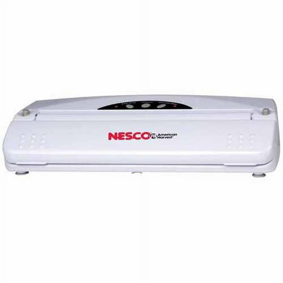 Nesco VS-01SK 110 Watt Vacuum Food Sealer, White