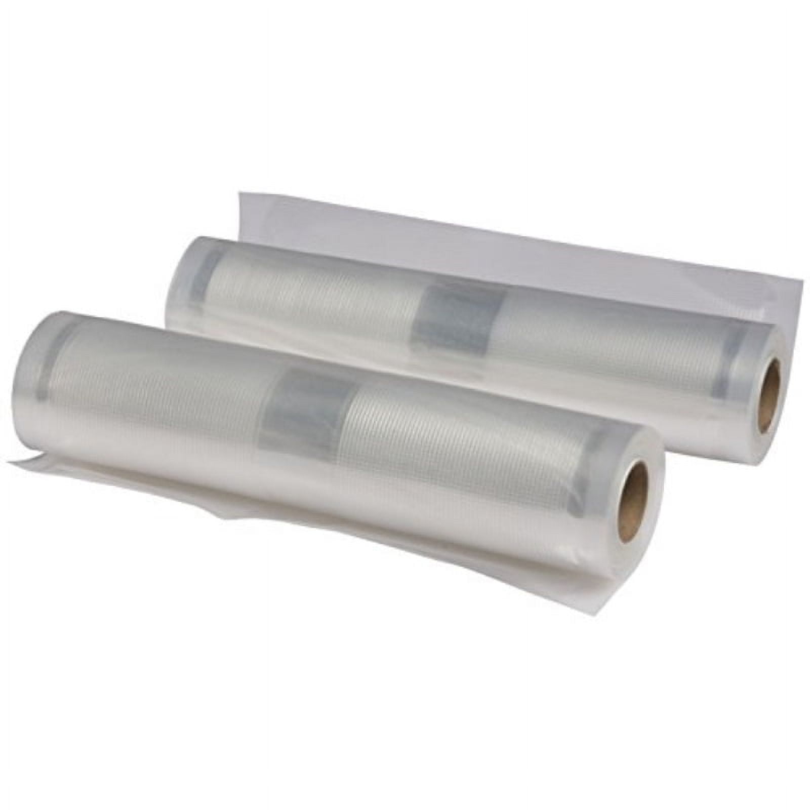 Clear BPA-Free Polyethylene Vacuum Sealer Rolls, 8" x 20', 2-Pack