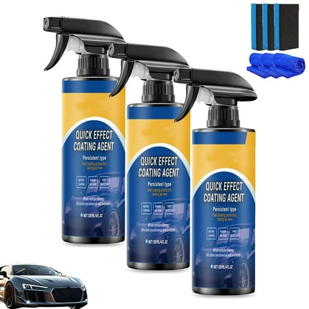 Neslemy Car Coating, 2025 Upgrade Neslemy Advanced Car Quick-Acting Coating Agent Spray, Multi-Functional Waterless Coatings Renewal Agent, for Cars, Boats, Motorcycles