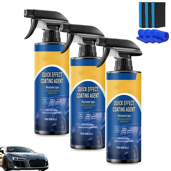 Neslemy Car Coating, 2025 Upgrade Neslemy Advanced Car Quick-Acting Coating Agent Spray, Multi-Functional Waterless Coatings Renewal Agent, for Cars, Boats, Motorcycles
