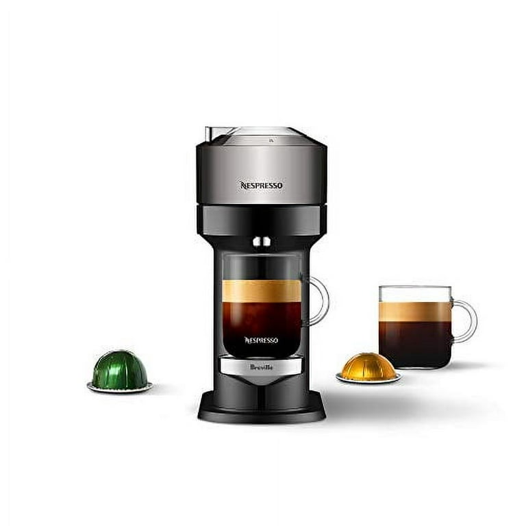 Nespresso Vertuo Coffee and Espresso Machine by Breville,5 Cups, Chrome