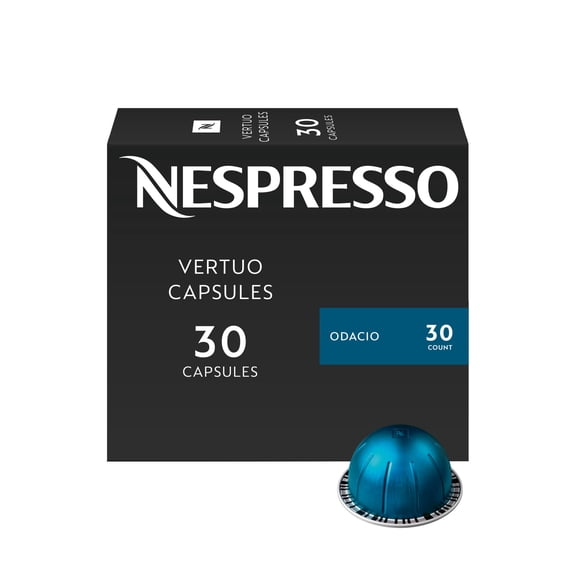 Nespresso Capsules Vertuo, Odacio, Medium Roast Coffee, 30-Count Coffee Pods