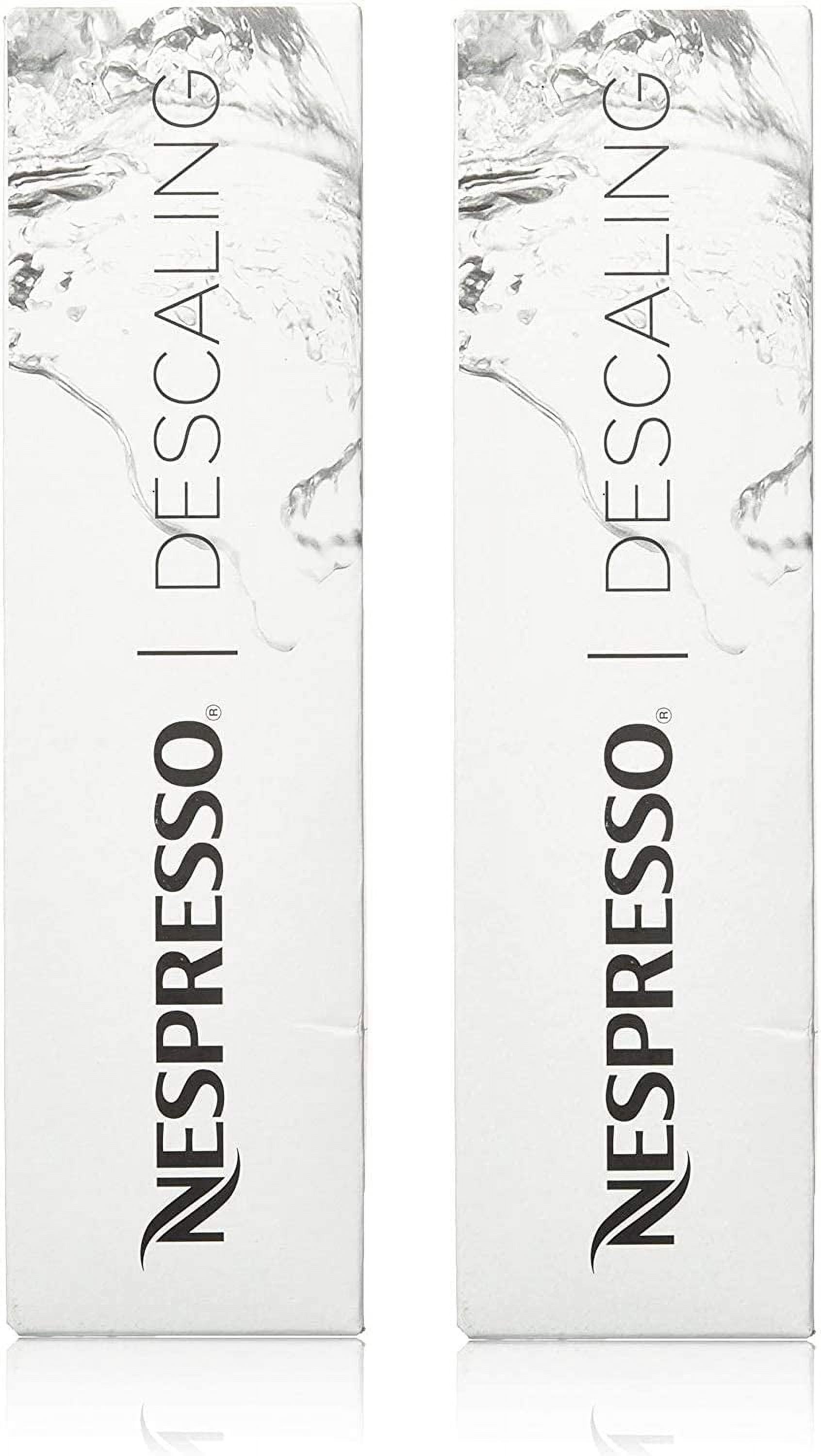 2 Pack Nespresso Descaling Solution Fits all Models 2 Packets