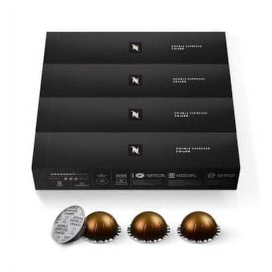 Nespresso Double Espresso Chiaro, Medium Roast Coffee Pods, 40 Ct (4 Boxes of 10)