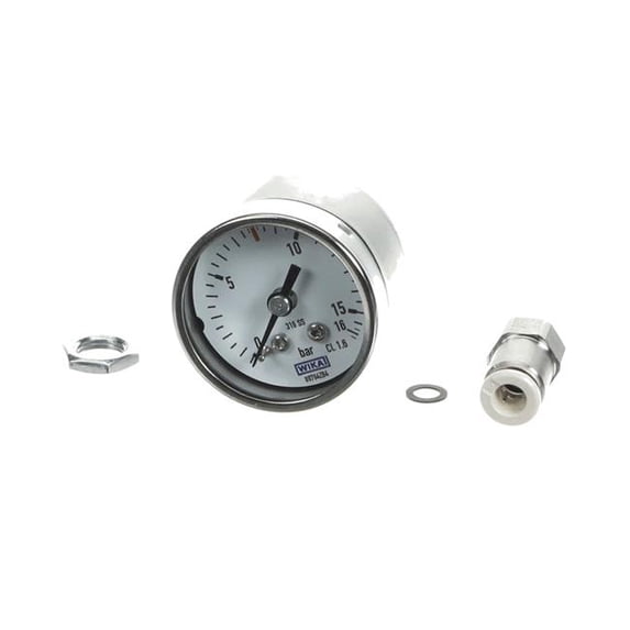 Nespresso 132.330 Genuine OEM Pressure Gauge - 0-16 Bar, INOX