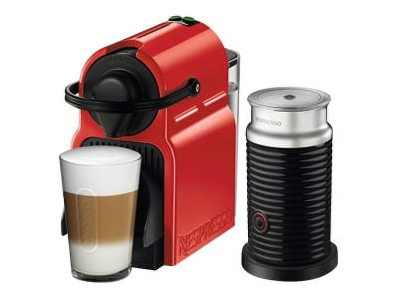 Nespresso Inissia Original Espresso Machine with Aeroccino Milk Frother Bundle by Breville Titan