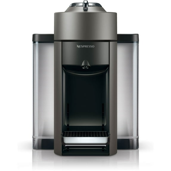 Nespresso New VertuoPlus Coffee and Espresso Maker by De'Longhi, Titan, Single-Serve Brewers