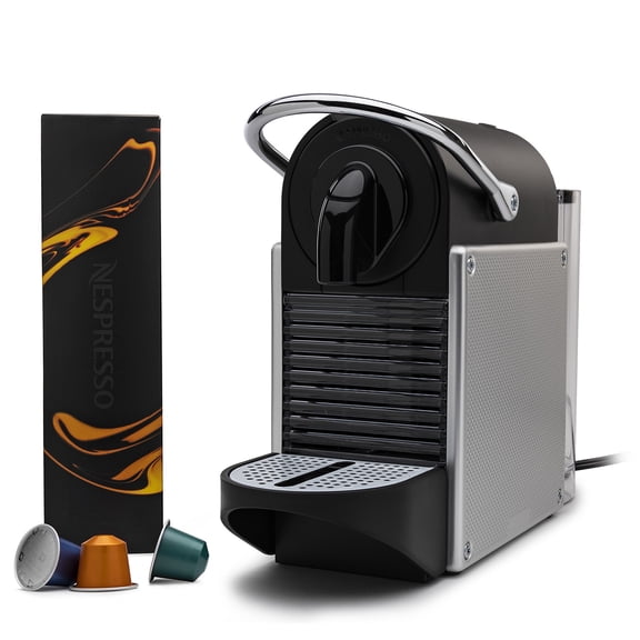 Nespresso Pixie Espresso Machine by Breville, Titan - BEC440TTN