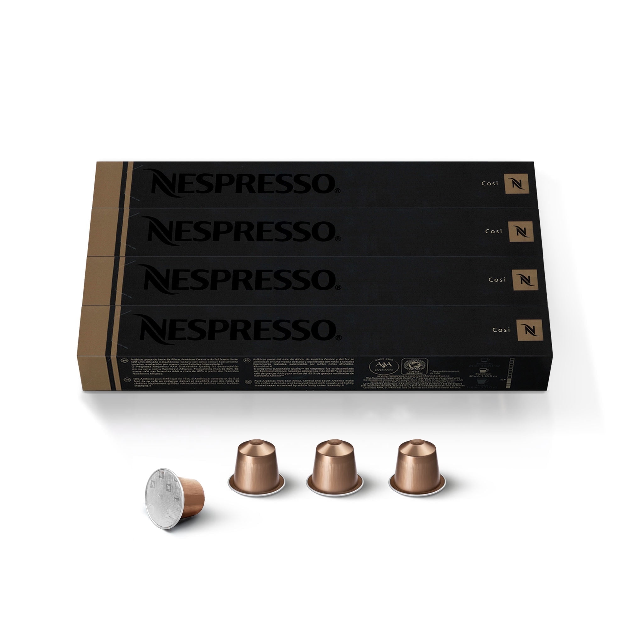Nespresso Rainforest Alliance, Cosi Light Roast OriginalLine Coffee Pods, 40 Ct (4 Boxes of 10) - Shop  Black Friday Deals for 2024!