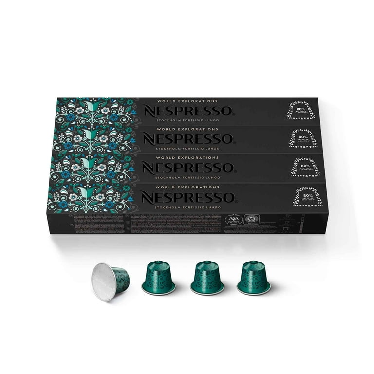 Nespresso Fortissio Lungo OriginalLine Coffee Capsules, 40