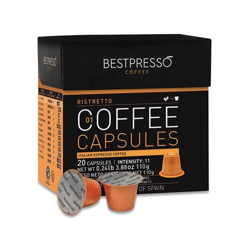 Nespresso Ristretto Italian Espresso Pods Intensity 11, 20/Box