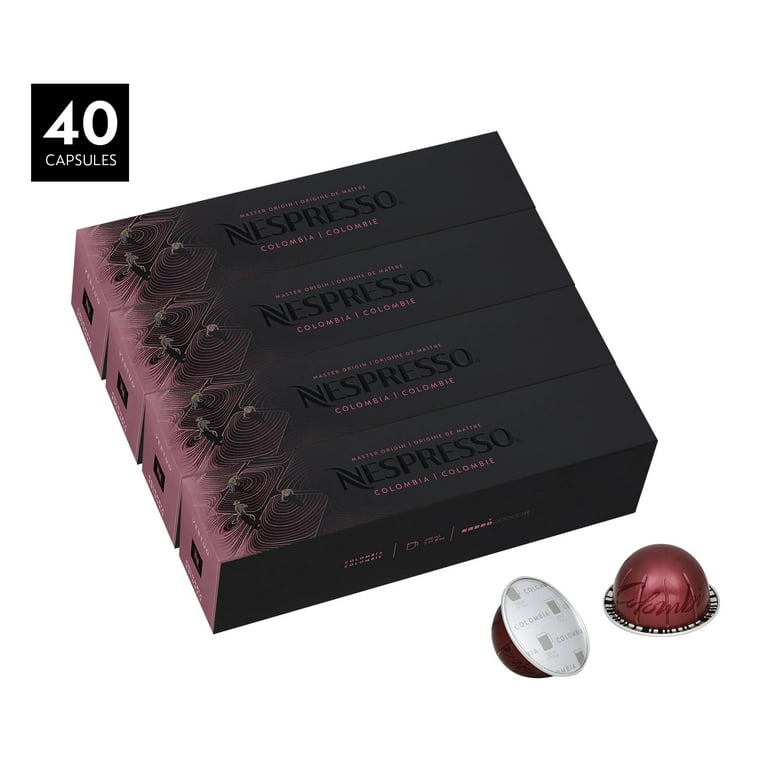 Nespresso Vertuo Coffee Capsules Colombia 40 Count