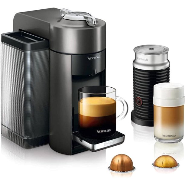 Nespresso Vertuo Coffee Espresso Machine Aeroccino Milk Frother De