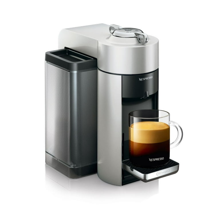 Nespresso Vertuo Coffee and Espresso Machine by De'Longhi, Silver 
