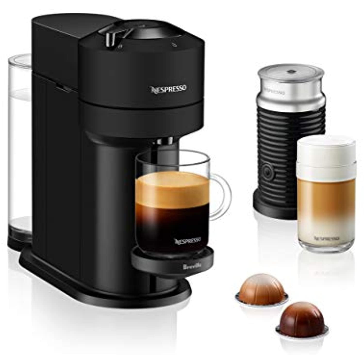 Nespresso by Breville Vertuo Centrifusion™ Espresso Maker with Aeroccino Milk  Frother