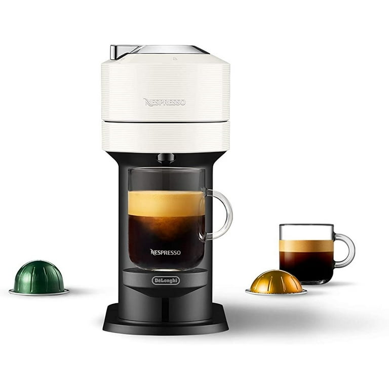 Nespresso Vertuo Next Coffee and Espresso Maker by De'Longhi, White Machine  Only White 