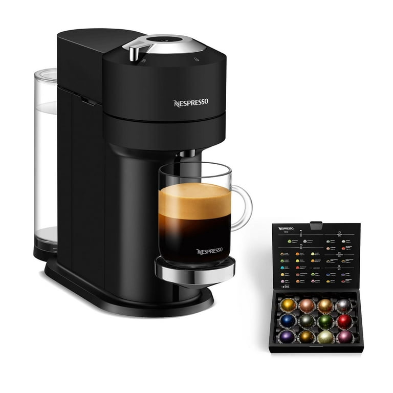 Nespresso Vertuo Next Deluxe Compact Coffee and Espresso Machine (Matte  Black) with Sample Pack 