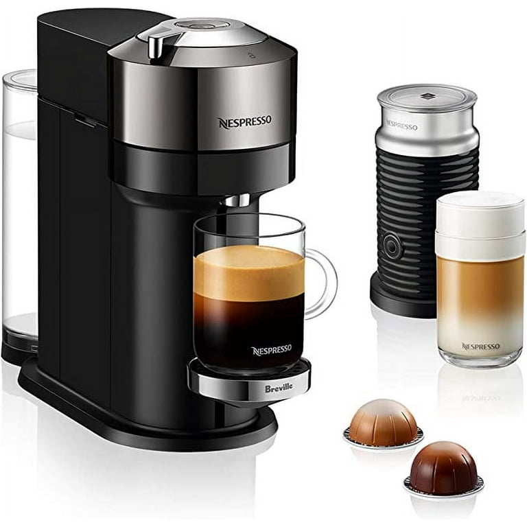 Nespresso by Breville Vertuo Chrome Coffee Espresso Machine Maker