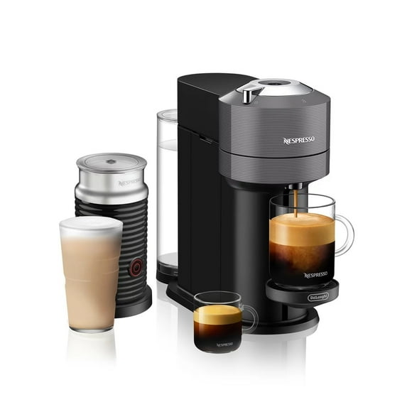 Nespresso Vertuo Next Deluxe by De’Longhi, Dark Grey with Milk Frother