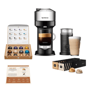 Nespresso Vertuo Next Deluxe Coffee and Espresso Maker with Aeroccino 3 Milk Frother and 32 Capsules