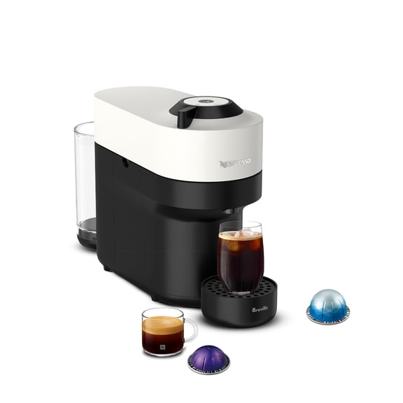Nespresso Vertuo Pop Coffee and Espresso Maker by Breville, Coconut White