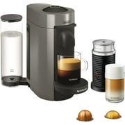 Nespresso Vertuo Plus Coffee and Espresso Machine by De'Longhi with Aerocinno, Gray