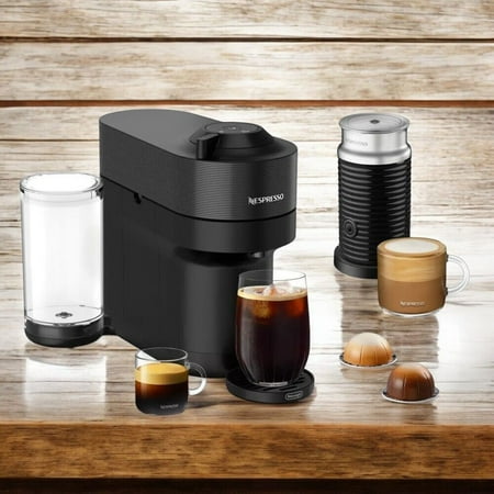 De'Longhi - Vertuo Pop+ Coffee and Espresso Maker - Liquorice Black