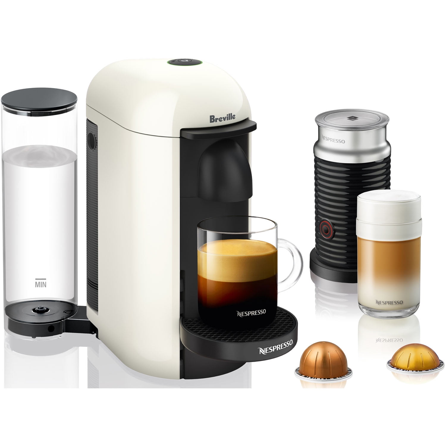 Vertuo Next White & Milk Frother Bundle, Vertuo Coffee Machine